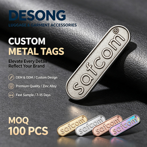 Insignias Metálicas de Acero Inoxidable, Botones Personalizados con Logotipo, Accesorios de Regalo para Prendas - Product Image 1