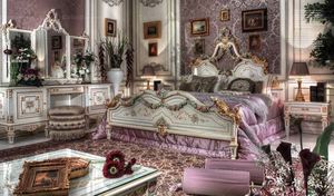 Set Camera da Letto di Lusso Francese per Bambini, Mobili per Bambini, Letto per Bambini in Legno Massello - Product Image 6