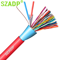Câble téléphonique extérieur blindé CAT3 étanche pour télécommunications souterraines, 20, 25, 30, 50, 150, 100, 200, 300, 500, 1000, 1200, 2400 paires