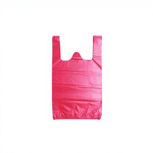 Bolsas de Camiseta Biodegradables de PE con Asas Termoselladas para Uso Comercial y Compras, Personalizables - Product Image 1