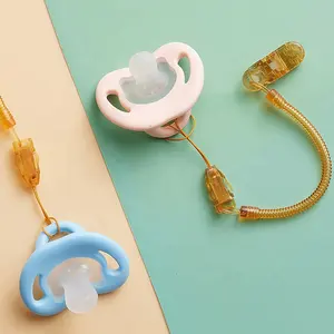 One-piece Design Baby Pacifier S M L Food Grade Full Silicone Custom Cartoon Cute Natural Rubber Baby Pacifier