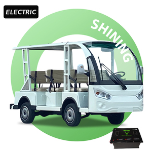 Véhicule touristique électrique personnalisé 48V/5KW à moteur AC, 8 places, pour visites de ville et excursions, type Club Car - Product Image 1