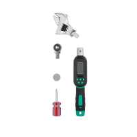 Ensemble de 4 clés dynamométriques numériques interchangeables 9*12mm.5-60nm avec buzzer et notification par flash LED