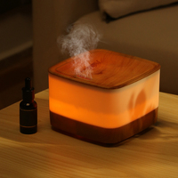 Diffuseur d'huiles essentielles aromatiques intelligent à ultrasons avec logo personnalisé, 800 ml, 7 couleurs LED, télécommande, pour la maison, humidificateur d'air
