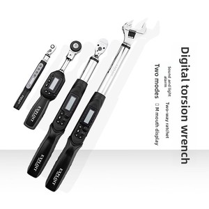Khai thác hoán đổi cho nhau kỹ thuật số mô-men xoắn cờ lê đảo ngược Ratchet đầu Fastener QC có thể điều chỉnh Metric đảo ngược chất lượng hợp kim - Product Image 3