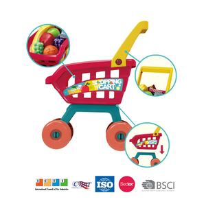 Carrello della Spesa Giocattolo per Bambini, Set da Cucina con Cibo Finto, Gioco di Ruolo per Bambine e Bambini, 13 Pezzi - Product Image 5