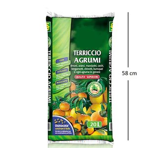 Terriccio Agrumi 20L Con Osmocote Per Limoni Aranci Mandarini E Kumquat - Product Image 2