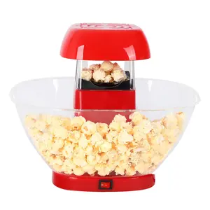 Máquina de palomitas de maíz portátil, Mini máquina eléctrica antiadherente de aire caliente Retro, fabricante de palomitas de maíz, superventas