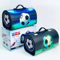 Système audio portable étanche OEM en gros pour l'extérieur, avec subwoofer lumineux coloré, puissance de sortie 5-10W, télécommande, idéal pour l'export.
