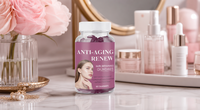 Gummies de beauté anti-âge OEM avec Resvératrol et Quercétine pour une peau plus jeune, 60 unités, antioxydant pour adultes