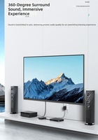 Répartiteur audio-vidéo HDMI 1.4 4K 30Hz 225Mhz avec port audio SPDIF 3.5mm, équipement à fibre optique