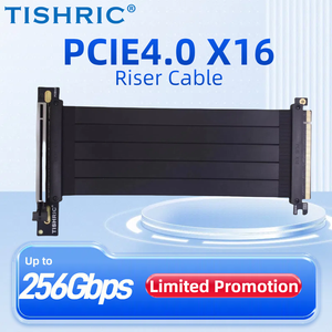 Titric <span class=keywords><strong>สาย</strong></span>ชาร์จ <span class=keywords><strong>PCIe</strong></span> <span class=keywords><strong>4.0</strong></span> X16ไรเซอร์เกรดอุตสาหกรรม20ซม. ตัวขยาย16X ความเร็วเต็ม<span class=keywords><strong>สาย</strong></span>สำหรับเซิร์ฟเวอร์ GPU <span class=keywords><strong>4.0</strong></span>สต็อกสายไรเซอร์ X16 - Product Image 3