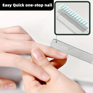 Lime à <span class=keywords><strong>ongles</strong></span> en verre de voyage Double face coupe des <span class=keywords><strong>ongles</strong></span> bande de frottement limes à <span class=keywords><strong>ongles</strong></span> en verre nano - Product Image 3