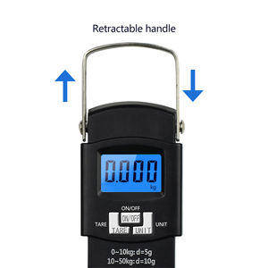 KH timbangan bagasi genggam portabel 50kg, timbangan bagasi, timbangan kurir rumah - Product Image 4