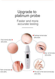 Nouveau testeur de peau numérique détection d'humidité de l'huile soins du visage usage domestique Mini analyseur de peau Machine - Product Image 5