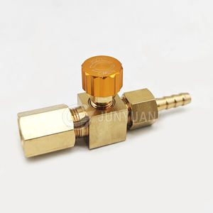 अनुकूलित 1/2 "3/<span class=keywords><strong>8</strong></span>" npt थ्रेड पीतल सुई वाल्व महिला थ्रेड सीधे पैटर्न तांबे के दबाव गेज सुई वाल्व गैस वाल्व - Product Image 4