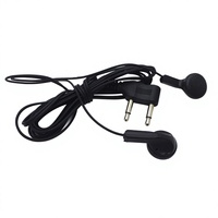 Casque d'écoute double prise pour l'aviation avec suppression du bruit ENC, conception semi intra-auriculaire, interface 3,5 mm, transducteurs magnétiques planaires