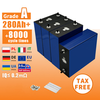 Cellule prismatique Hithium 314 Lifepo4 3.2V 280Ah/320Ah/340Ah Batterie rechargeable pour stockage d'énergie solaire, véhicule électrique, vélo électrique