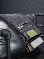 Pantalon en jean homme tendance coupe droite ample automne 2026 – Nouveauté affaires haut de gamme élastique décontracté – Vente en gros usine