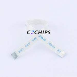 FFC-0.5-8P-100mm FFC <b>Cable</b> (Flexible Flat <b>Cable</b>) P=0.5mm Connector 8P 0.5mm 0.3mm Non-Inverting - Product Image 1