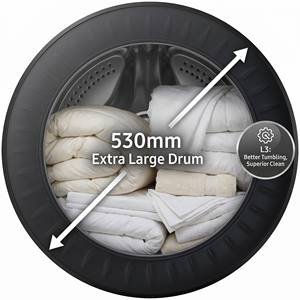 Lavadora de Carga Frontal Welly Class Energy Smart de 10kg/12kg, Gran Capacidad, Motor Inverter BLDC, Lavado con Agua Caliente, para Hogar <span class=keywords><strong>y</strong></span> Hotel - Product Image 2