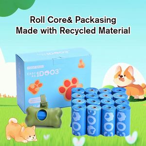 Sacs à déjections pour animaux de compagnie compostables écologiques, imprimés sur mesure, biodégradables, pour les produits de nettoyage quotidiens des animaux de compagnie - Product Image 5