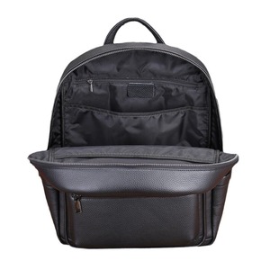 Factory Drop Shipping Low Price <strong>Black</strong> Full Grain Leather Business <strong>School</strong> Back Pack Real Cowhide Genuine Leather Laptop <strong>Backpack</strong> - Product Image 5
