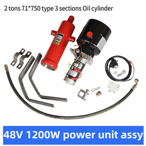 48v1200w 2 טון רכב חשמלי יחידת כוח הידראולי הרכבה שונה המעלית ערכת משאבה - Product Image 2