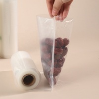 Sacs en rouleau pour emballage sous vide, en PA de qualité alimentaire, transparents, texturés et gaufrés, imprimés par gravure, thermoscellables, en stock