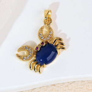 Vente chaude été océan série <span class=keywords><strong>crabe</strong></span> breloques bijoux accessoires femmes bricolage mode colliers pendentif - Product Image 4