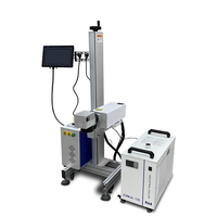 Laser Uv 3W/5W/10W Ligne de produits industriels Refroidissement par eau Machines de marquage laser volantes UV pour plastique métal verre bois