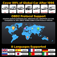 Herramienta de Diagnóstico OBD2 para Motor de Auto LAUNCH CR3008 PLUS Escáner AMR con Probador de Batería Desde Almacén de EE. UU. y UE con Actualización Gratuita de por Vida