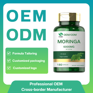 Oem <span class=keywords><strong>Moringa</strong></span> 180 <span class=keywords><strong>Capsules</strong></span>-Non-Gmo, Glutenvrije Supplementen - Product Image 6