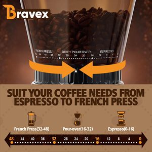 Cafetera Eléctrica Portátil Comercial <span class=keywords><strong>de</strong></span> Acero Inoxidable con <span class=keywords><strong>Molinillo</strong></span> Integrado para Uso Doméstico, 48 Ajustes <span class=keywords><strong>de</strong></span> Molienda Precisos - Product Image 2