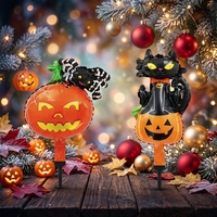 Ballon en aluminium BLN en forme de citrouille mignonne, idéal pour Halloween, la fête des déguisements, la maison hantée, la décoration de fête sur le thème des fantômes, fête d'Halloween