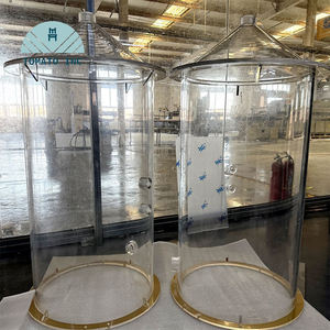 Fabricants professionnels fournissent des couvercles en acrylique personnalisés pour les colonnes d'échange d'ions en verre organique et les équipements d'échange d'ions - Product Image 1