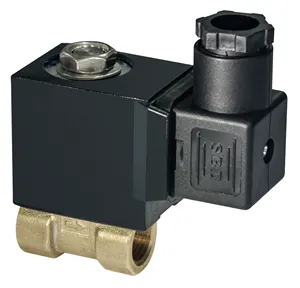 Válvula solenoide de bronze de DL-6C, válvula solenóide de 2 vias e 2 posições diretamente agindo válvula de solenóide de vapor ajustável