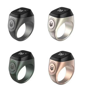 AilesTecca Bague de <span class=keywords><strong>Prière</strong></span> Iqibla Musulmane Intelligente, Compteur de Rappel Zikr Digital et Chapelet M02 avec Étui de Recharge - Product Image 4