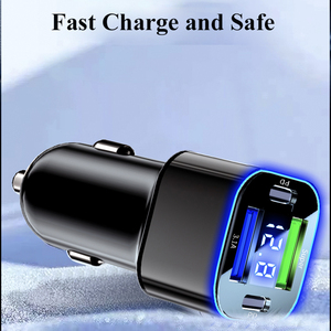 Caricabatterie da Auto USB <span class=keywords><strong>C</strong></span> Dual PD 4 in 1 con Monitoraggio della Tensione per iPhone Samsung, Prodotti in Dropshipping 2026 - Product Image 6