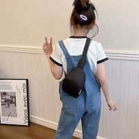 Sacs de poitrine pour enfants tendance, à bandoulière réglable, en nylon, avec logo personnalisé, design estival 2025