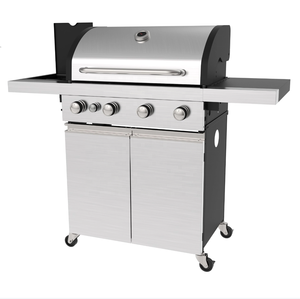 Barbecue à gaz moderne de qualité supérieure à 4 brûleurs Barbecue d'extérieur en acier inoxydable directement en usine - Product Image 1
