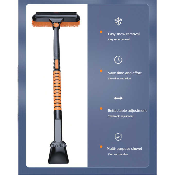 5 in 1 set customized logo plastic snow removal brush for car snow