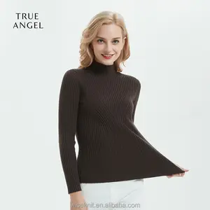 Kualitas tinggi perempuan wanita rajutan pakaian sweater kaus Pullover rajut untuk wanita Ropa De Mujer pakaian wanita