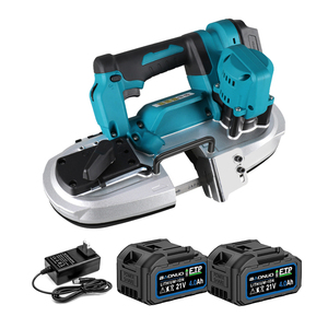 Best-selling 5+1 speed-adjustable DIY cordless lithium-ion band <b>saw</b> non-combustible cutting machine for metal and wood - Product Image 6
