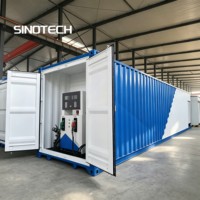 Station-service mobile de 20 et 40 pieds, conteneur portable de 10 000, 20 000 et 40 000 litres pour l'essence et le diesel, station de ravitaillement pour l'Afrique du Sud
