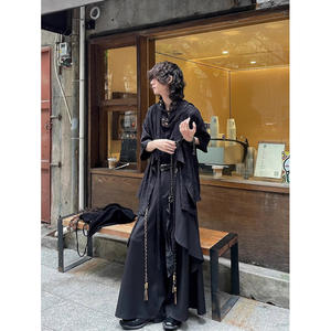 Pantalones Anchos de Cintura Elástica Estilo Yohji Vintage para <span class=keywords><strong>Hombre</strong></span>, con Parches Asimétricos, Holgados, Nueva Llegada, Gran Venta - Product Image 2