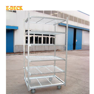 รถเข็นไม้แบบมีล้อลากปรับได้มีความทนทานสำหรับพืชสวน - Product Image 2