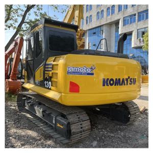 Nuevo producto usado Komatsu PC130 Excavadora sobre orugas grande Motor Isuzu usado en fábrica Venta caliente en Shanghai - Product Image 1