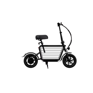 Bicicletta <span class=keywords><strong>Elettrica</strong></span> Urbana da 12 Pollici con Cestini Portaoggetti e Seggiolino per Bambini, Ideale per Shopping in Città con Famiglia, Bambini e Animali Domestici - Product Image 1
