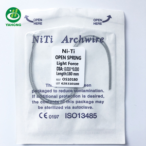 Dentale di consumo Filo Arco 0.010 0.012 ortodontico <span class=keywords><strong>Niti</strong></span> chiuso primavera Open molla Elicoidale - Product Image 3